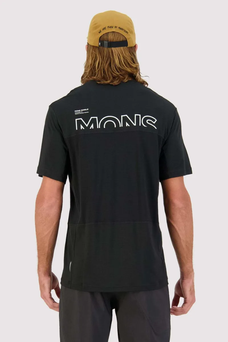 Mons Royale Tarn Merino Shift T-shirt Black-2